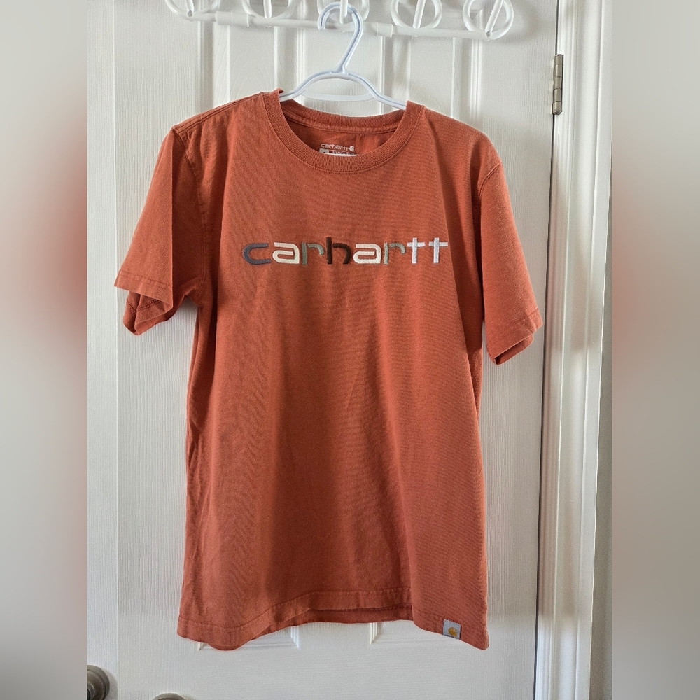 Carhartt Men's Rust T-Shirt. Size S